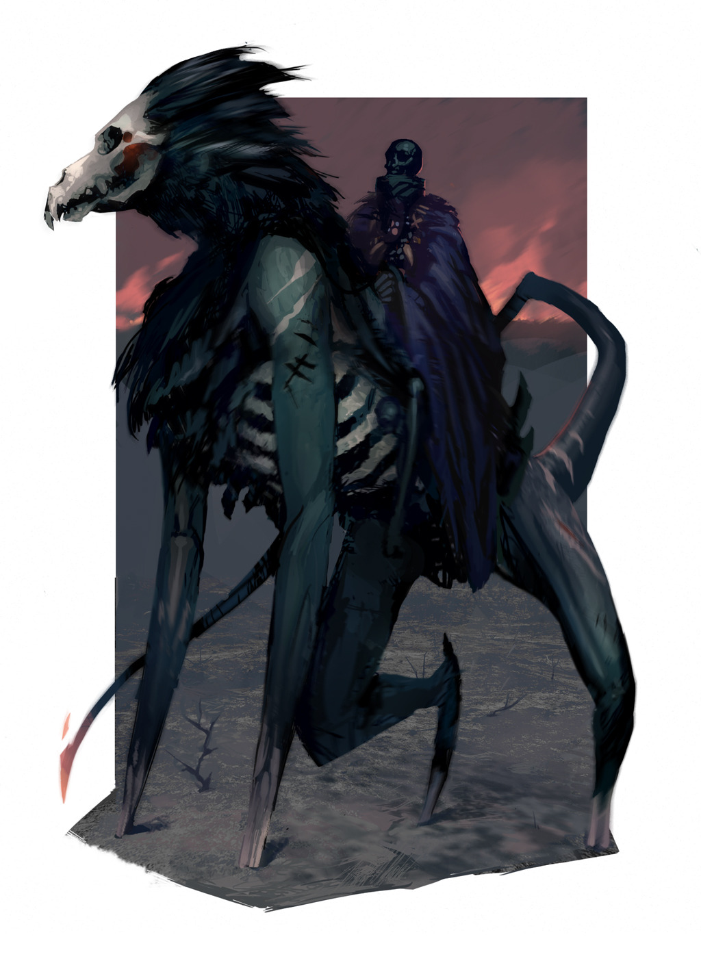 skypressplus:  Dark fantasy concept fun - ‘Death Dealer’ www.theskypress.com