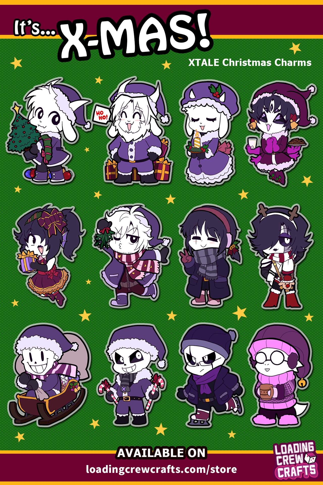 Xtale Crosssans xtale/undertale AU Charm 