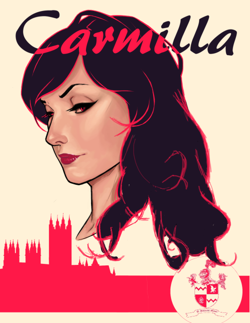 romans-art:  In honour of the last episode of Carmilla, I give you a not-quite-finished poster. Mayb