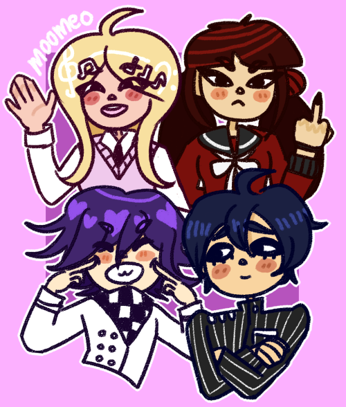 hhh i just finished replaying chapter 1 of ndrv3 :’) Instagram  ☀   Redbubble  ☀  Reddit 