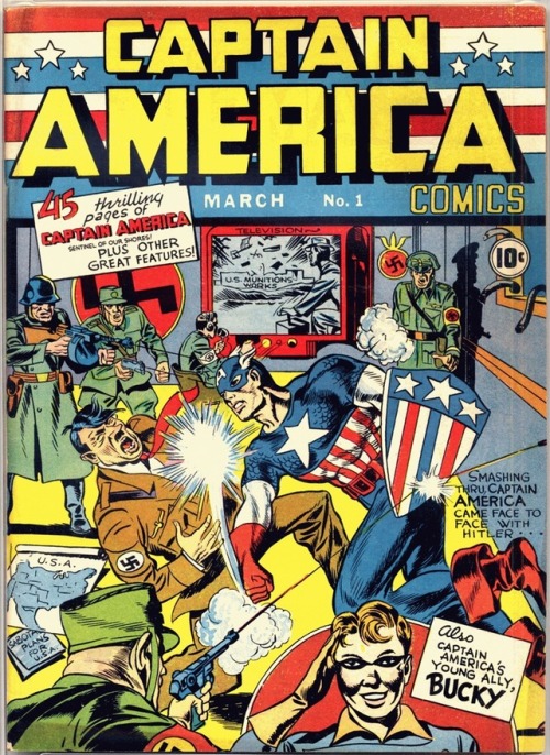 thebaxterbuilding - Captain America Comics #1, March 1941. Cover...