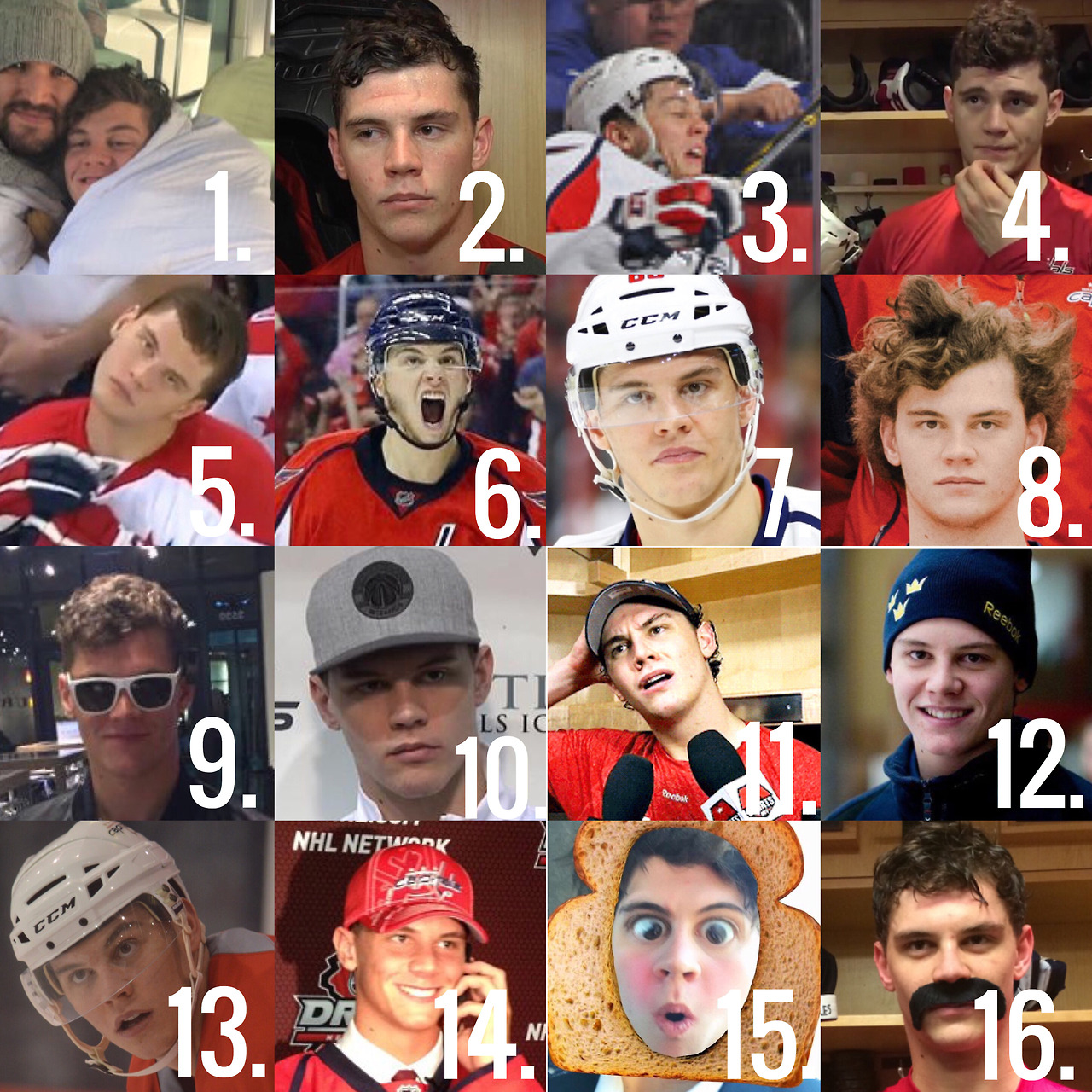 Less Active In Off Season On A Scale Of 1 16 Which Andre Burakovsky Are You