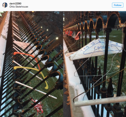 micdotcom: Ohio feminists decorate state house with wire hangers in protest of abortion restrictions