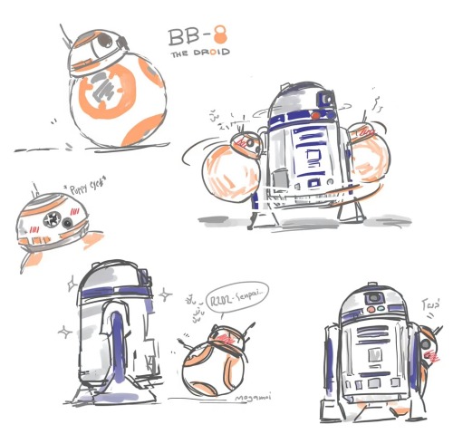 Sex mogamoka:  BB-8 & R2-D2-senpai  pictures