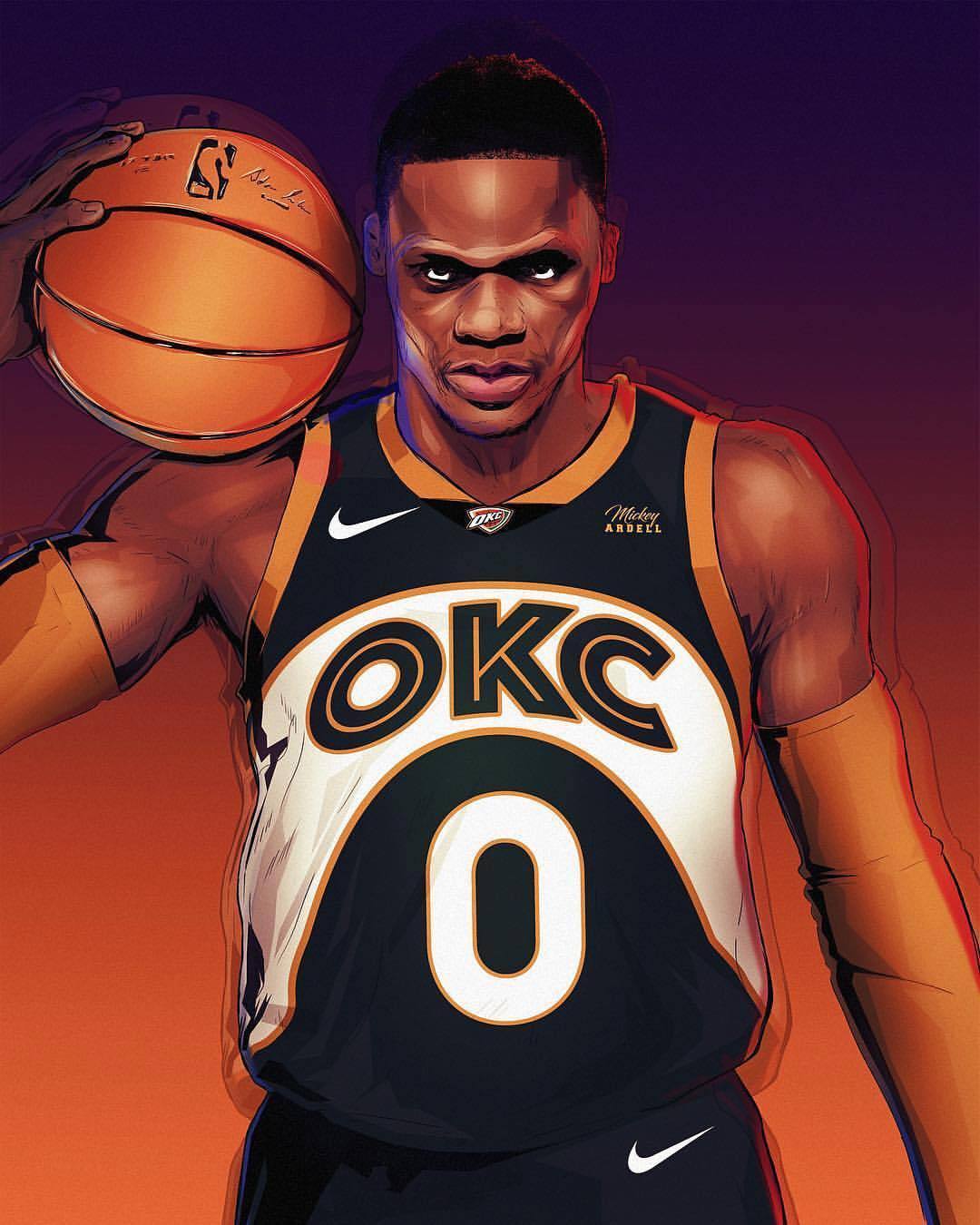 westbrook supersonics jersey