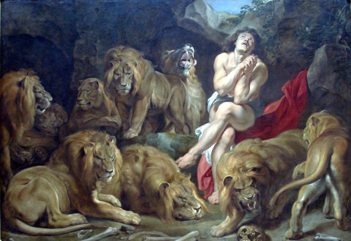 Daniel in the Lions&rsquo; Den, Peter Paul Rubens, ca. 1613-15