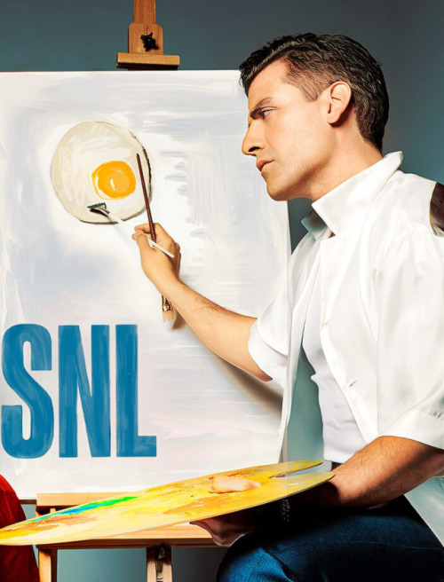 marveldaily: Oscar Isaac Bumper Photos - SNL 03/06/22