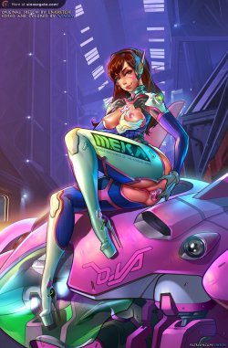 overnude:  D.va nude &amp; sexy