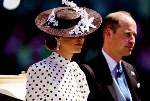 theroyalsandi:The Duke and Duchess of Cambridge arriving at Royal Ascot | June 17, 2022