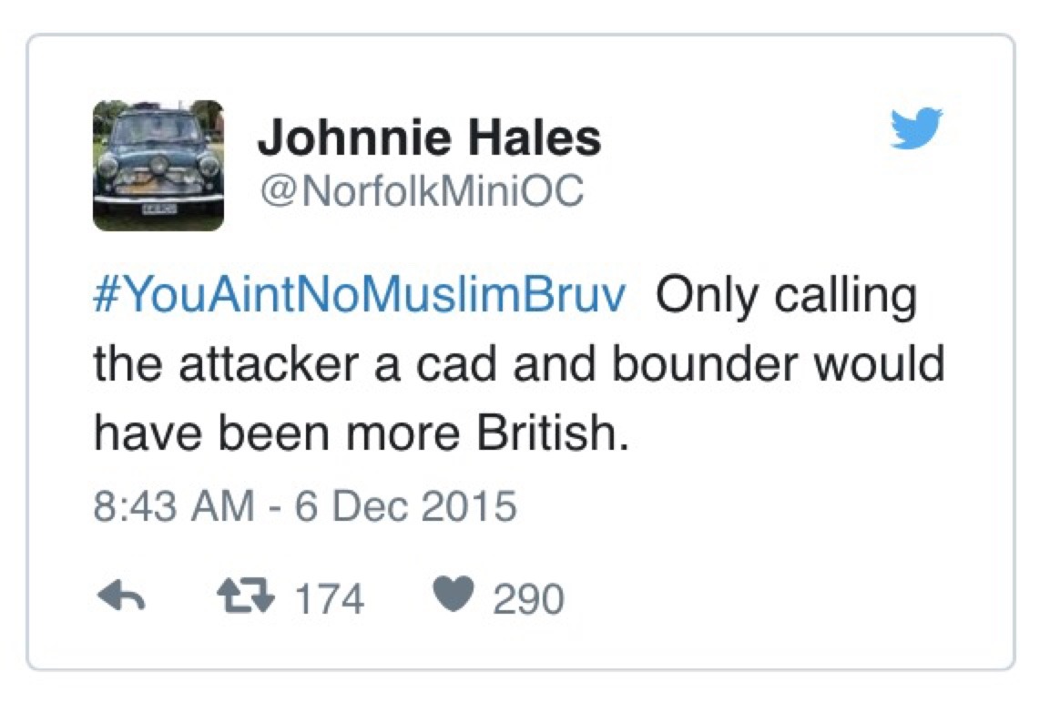 lost-lil-kitty:  Not only did one brave Londoner respond to the terrorist stabbing