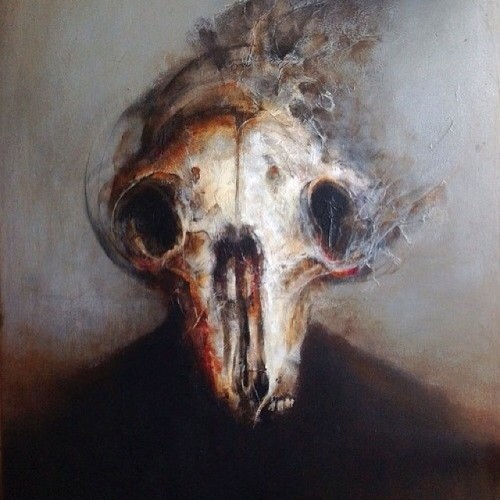 lovehateink:  #Illustration by Eric Lacombe #drawing #art #creative #creativity #macabre #skull #skulls 
