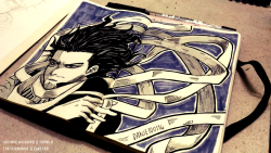 spookytakejuushiro:  Inktober Day 1 Aizawa