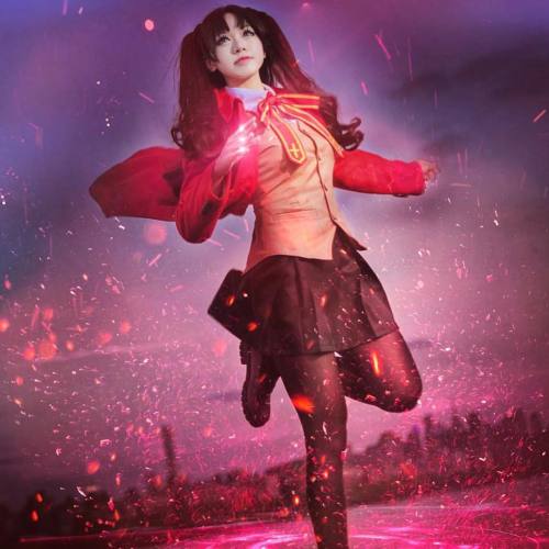 #tohsakarin #fatestaynight #cosplay #anime #japan #zettairyouiki #stockings #addicted #loveit #kawai
