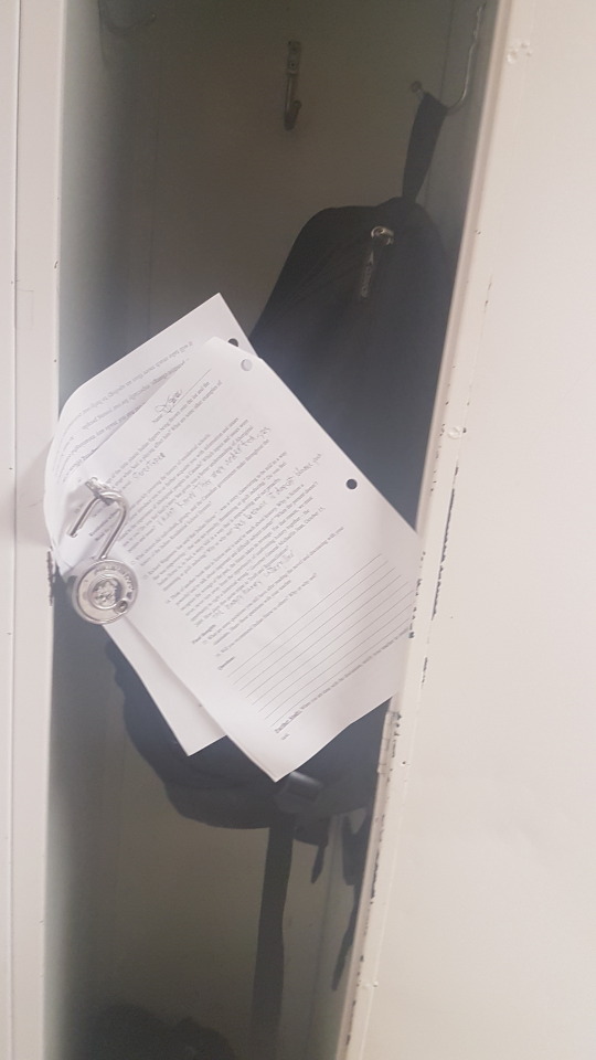 The Correct Way To Organize Your Locker.