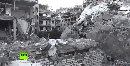 micdotcom:  Watch: This haunting drone footage of a Sryian city reveals just how