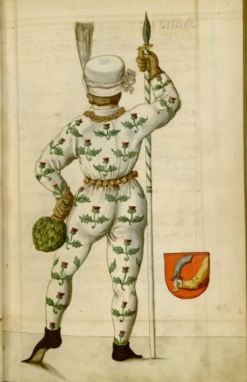 Radical Fashion from the Schembart Carnival (1590)Illustrations from a 16th-century manuscript detai