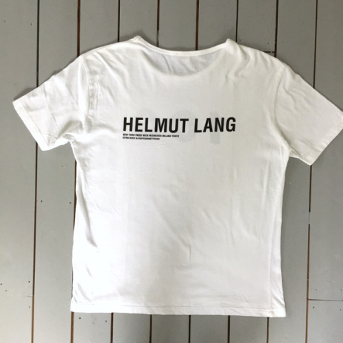 lacollectionneuse: ‘100′ t-shirt • helmut langsold