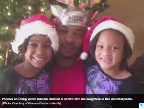 socialjusticekoolaid:   Unarmed black man killed by white Phoenix officer Jennifer Soules and Joe Dana , The Arizona Republic12:30 p.m. EST December 4, 2014 PHOENIX — The facts surrounding Rumain Brisbon’s death — the ones that could be agreed upon