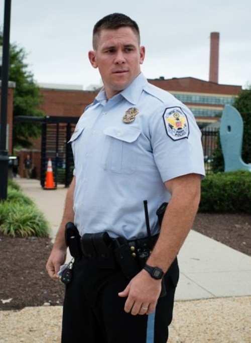 When he spotted the man during his shift he had no idea that hours later he would be going to the ma