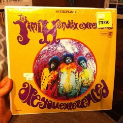 zmduff:  My dad hooked me up with a bunch of his old records, including this original press of #areyouexperienced Thanks dad! #vinyl #records #jimihendrix #besthandmedown #music #originalpressing #vinylsnotdead