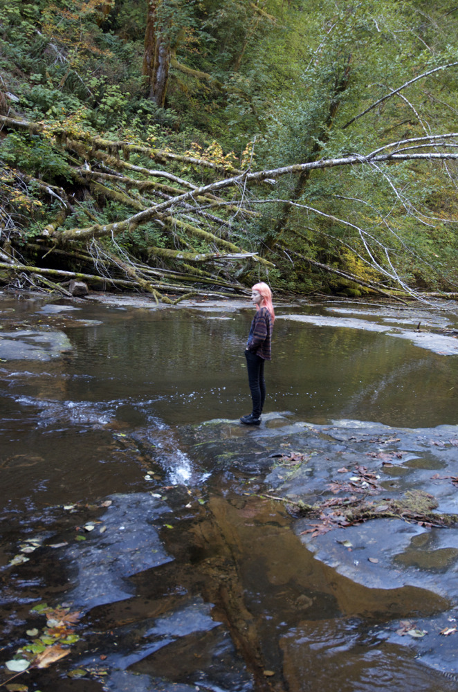 travisjacob:Sabrina, Sweet Creek Falls, 2014