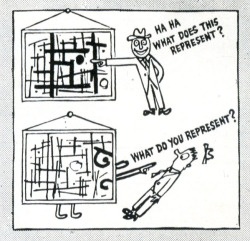 boringkids:   How to Look at Art, Arts &amp; Architecture, Ad Reinhardt, January 1947  
