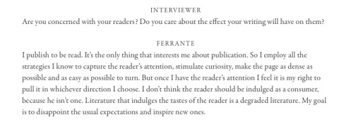 Elena Ferrante, The Art of Fiction No. 228