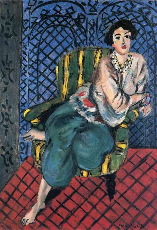 Henri Matisse - Woman sitting in a chair, 1926 