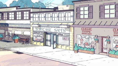 stevencrewniverse:  A selection of Backgrounds from the Steven Universe episode: Onion Trade Art Direction: Elle Michalka Design: Steven Sugar, Emily Walus Paint: Jasmin Lai 