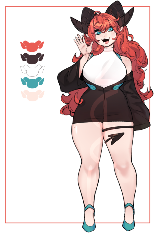 saane: Succubus/Demon adoptable is ready to go! The auction will go for 24hrs at the time this 