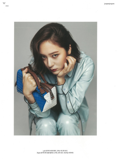 171123 Krystal @ GQ December Issue。(via jungsoojung.com)