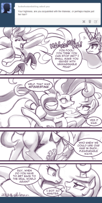 askprincessmolestia:  Ask Princess Molestia #392 