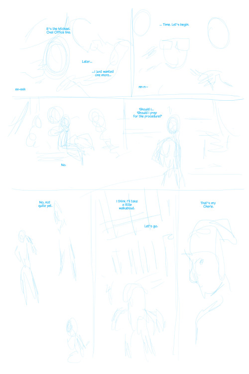 theagecomicbook:Work in Progress: Issue #2, Page 12: Page LayoutAt this stage I’m not sure even I kn