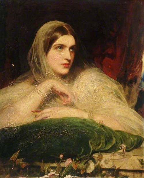 James Sant - Thought Folded Over date unknown / oil on canvas / 76.5 cm x 63.5 cm / Doncaster Museum