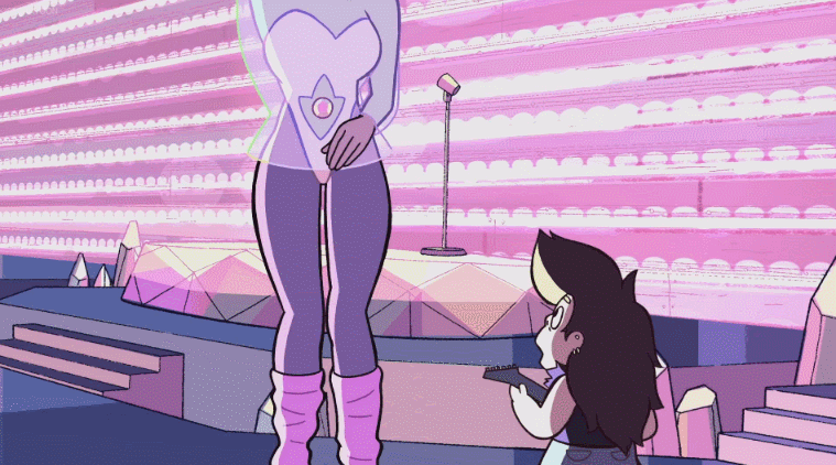charlesoberonn:  Rose Quartz and Pearl Fusion / Rainbow Quartz Dance