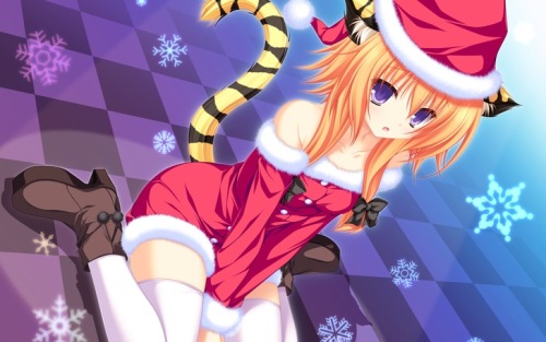 God Damn those cats are more than sexy :3So now i wish i coud sit on Santa´s lap (following with me?
