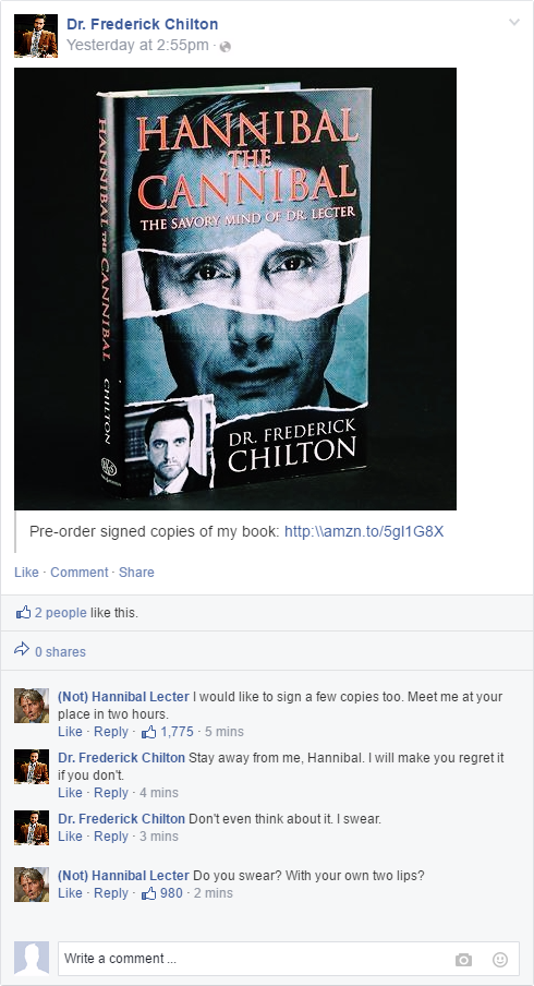 Frederick Chilton + Social Media
