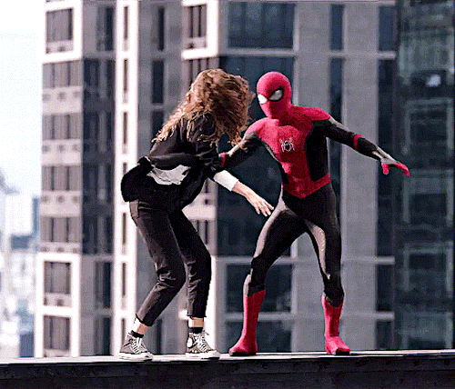 cindyimoon:ZENDAYA as MJ in Spider-Man: No Way Home (2021) dir. Jon Watts, Official Teaser Trailer