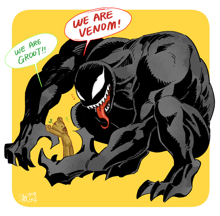 cyancrown:
“We are Groot & We are Venom
”