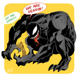 cyancrown:  We are Groot &amp; We are Venom