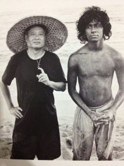 stevenadler:  Ang Lee and Suraj Sharma. (Scanned from The Making of Life of Pi: A Film, A Journey by Jean-Christophe Castelli, photo by Mary Ellen Mark.) 