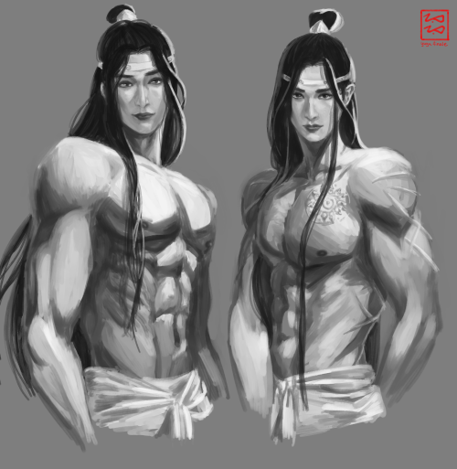 yuyu-finale: twin dilfs of gusu(for lan xichen’s birthday! happy birthday king)bonus: