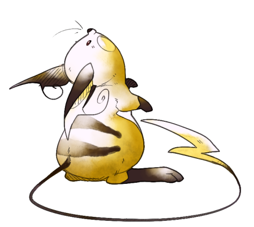 art-bun:  Have a happy New Year and a cute Raichu. 