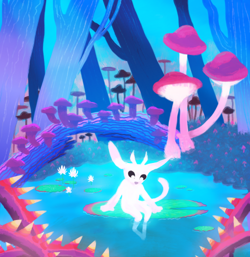 been enjoying ori and the will of wisps lately !! still slowly learning how to draw backgrounds&hell