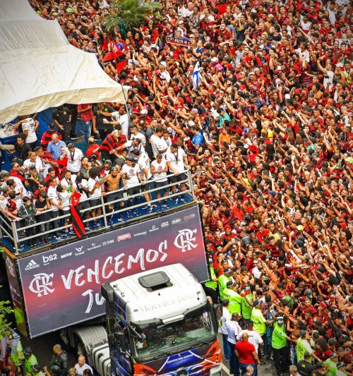 matchdaay: A sea of red and black took over Rio for Flamengo’s Copa Libertadores celebration