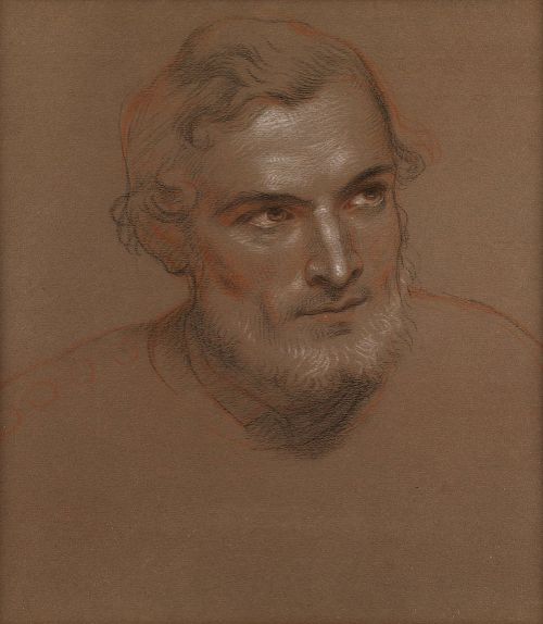 beyond-the-pale:   Charles West Cope RA (1811-1890) Head of a ManThe Maas Gallery 