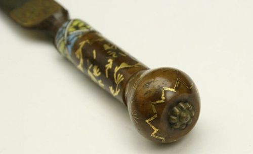 art-of-swords:Ottoman Kard DaggerDated: 18th-19th centuryMeasurements: overall length in sheath, 31 