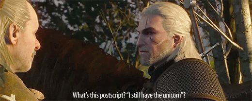 fantasynolife:  “She [Yennefer] had a magnificent stuffed unicorn, upon whose back