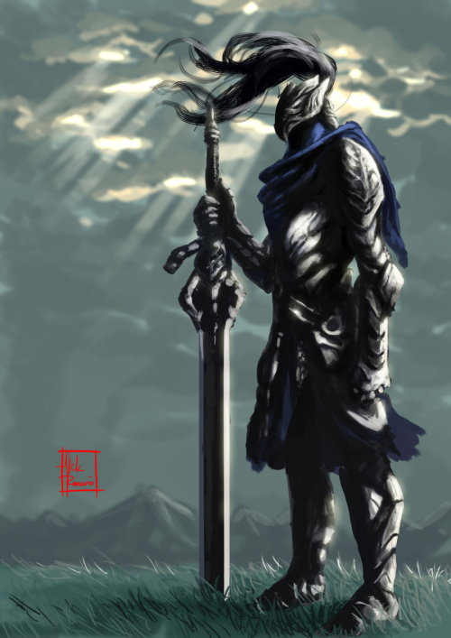 omek90: Artorias, The Sunset Walker by  rayhyuuga