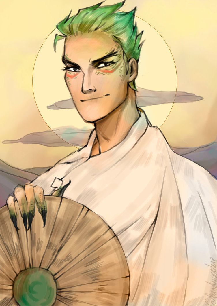 borealisowl:  Dark, Hanzo Shimada, Genji Shimada, Ana Amari / oversleepy: DA, pixivThere